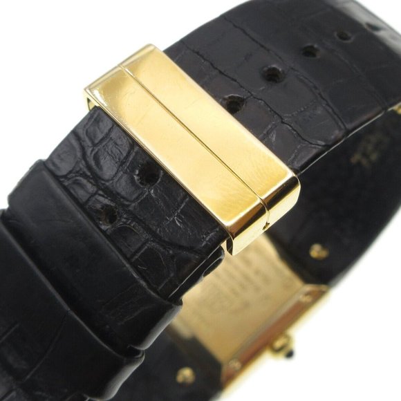Chanel Matelasse Ladies Quartz Wristwatch Watch Gold Black main image 4